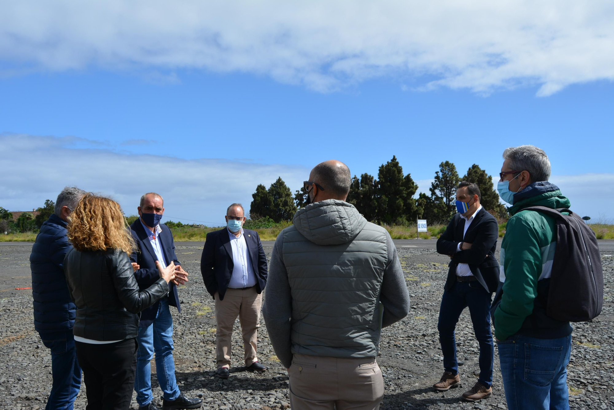 Visita a la zona de Buenavista (Breña Alta).