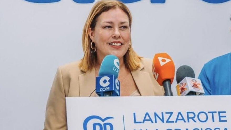 Astrid Pérez (PP), actual alcaldesa de Arrecife