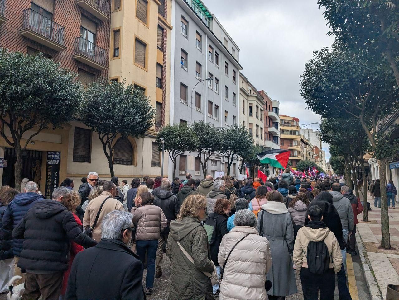 La manifestación del 8M, Día Internacional de las Mujeres, en León