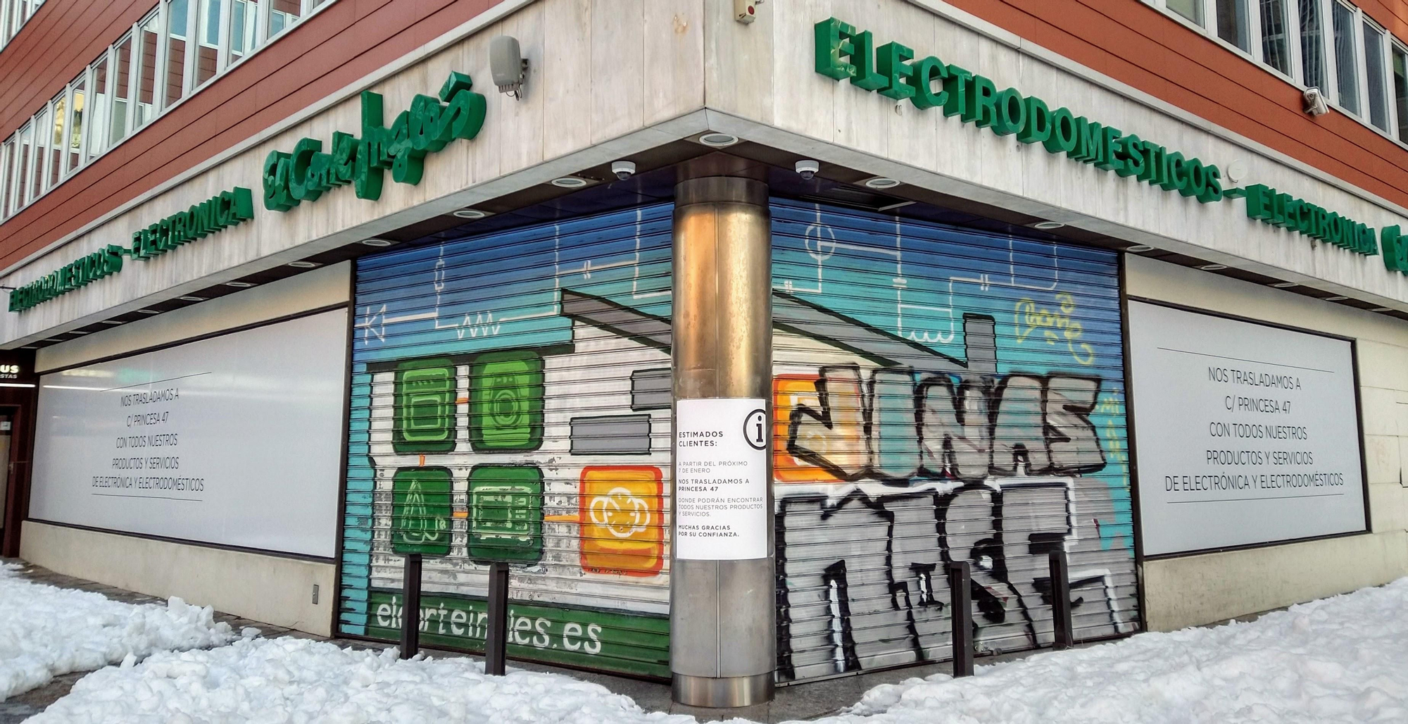 Corte Inglés de Arapiles, cerrado en enero de 2021