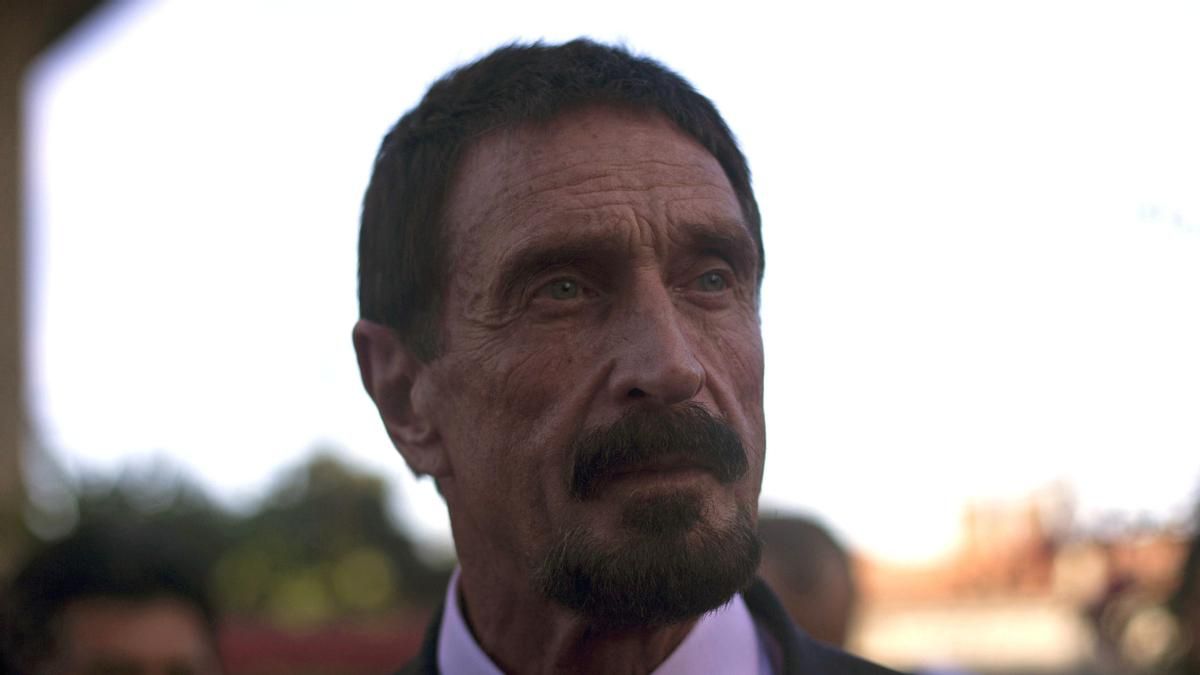 En la imagen, el empresario John McAfee, creador del famoso antivirus homónimo.