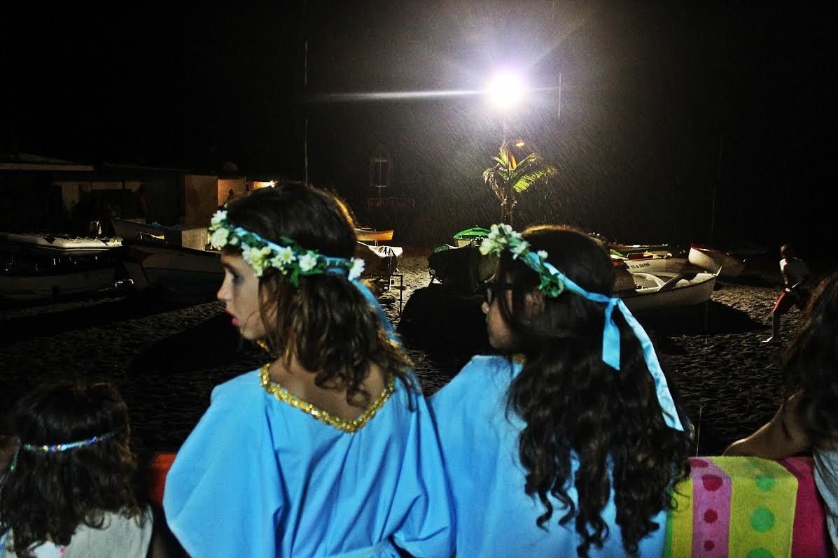 El sábado se celebró la procesión y cuadro plástico. Foto: JOSÉ AYUT.