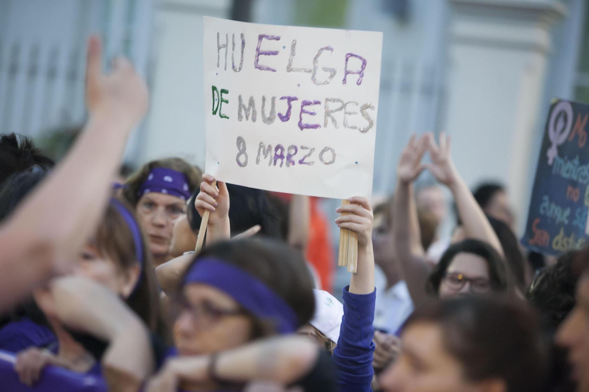 La marcha fue muy alegre y animosa, con presencia de gente joven y adoslescentes