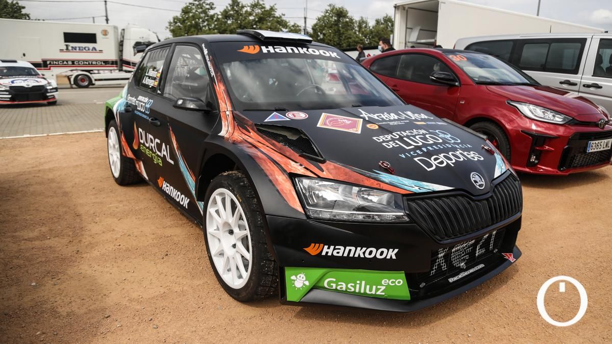 Parque cerrado del XXXVIII Rallye Sierra Morena