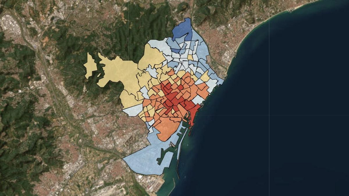 El mapa de los barrios más gentrificados de España: la Barceloneta y el Born encabezan el ranking