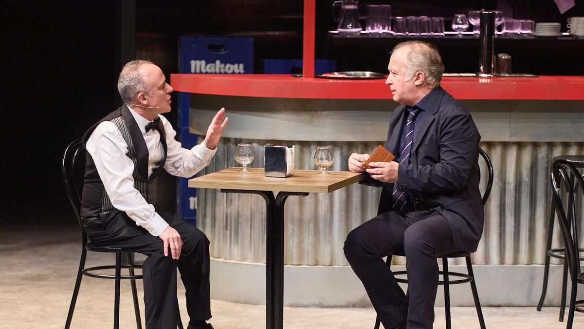 La obra de Juan Mayorga 'Los yugoslavos', con Luis Bermejo y Javier Gutiérrez, llega este jueves al Bergidum