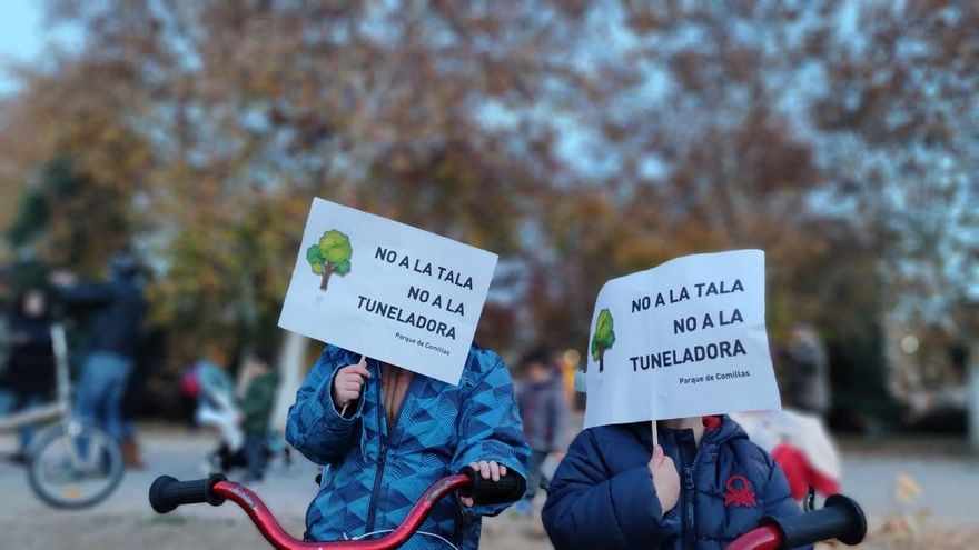 Ruido, polvo y "ventanas siempre cerradas" en un colegio con aulas de educación especial por las obras de Ayuso en la línea 11 de Metro