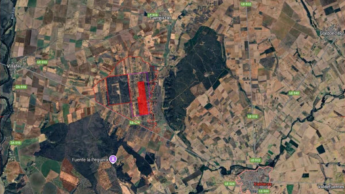 La futura fábrica de armamento explosivo de Valderas tramita un consumo de siete millones de litros de agua al año