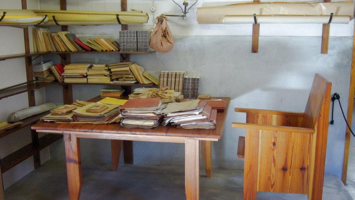 El taller de Gaudí era muy austero