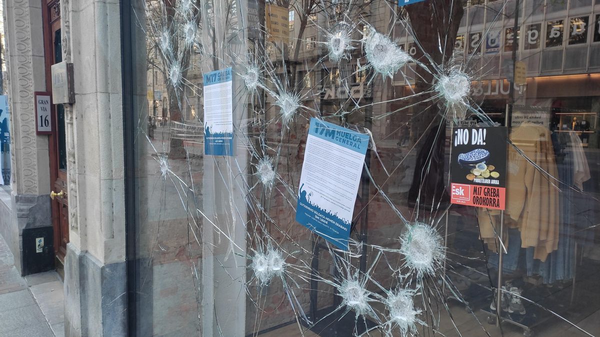 La Ertzaintza identificó a 156 personas en la huelga general convocada por la mayoría sindical vasca el 17 de marzo