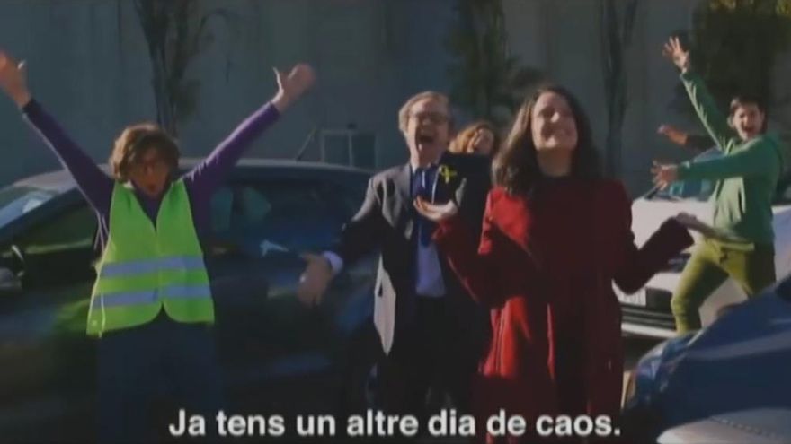 Polònia profetiza y parodia los cortes de carreteras este 21-D al estilo "La La Land"