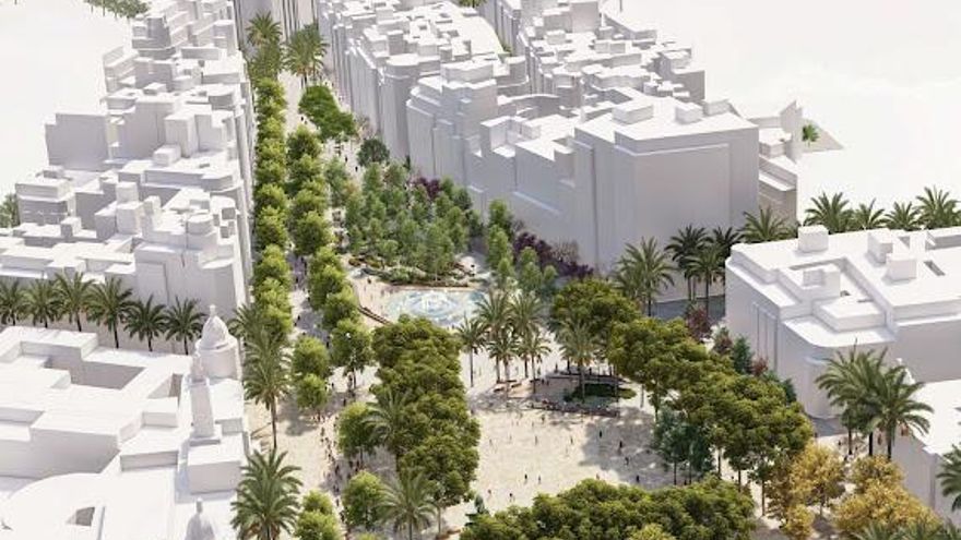 VÍDEO | Más verde, accesible y abierta a actividades: así será la nueva plaza del Ayuntamiento de València