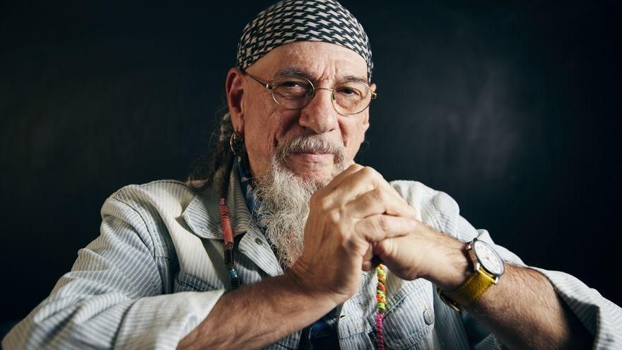 El músico Enrique Villarreal, conocido popularmente como El Drogas.