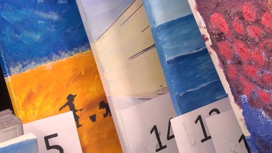 Los participantes aportaron sus pinturas de forma desinteresada