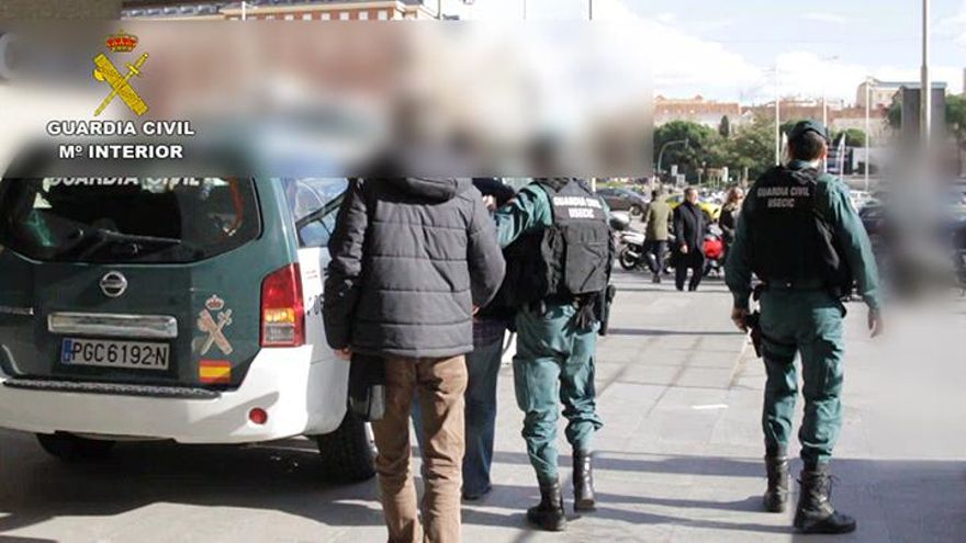 Imagen de las detenciones en 2016 en el marco de la 'operación Bateo'