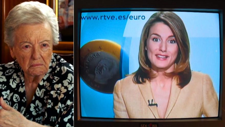 El cameo de la reina Letizia en 'Cuéntame', con enfado de Herminia por su noticia en el Telediario