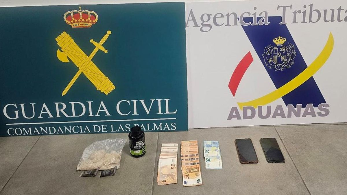 Detenido un pasajero que aterrizó en Gran Canaria con 460 gramos de una droga nunca incautada en las Islas