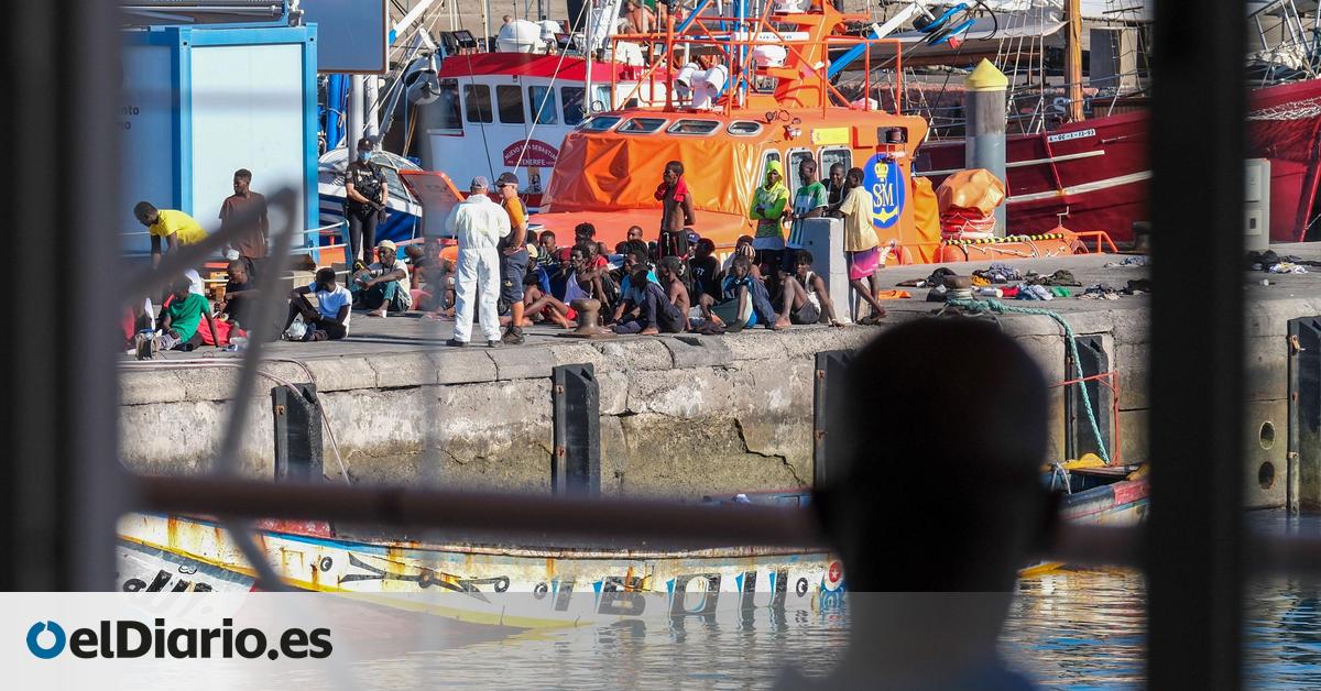 Las llegadas de migrantes a Canarias caen un 41,7% en lo que va de año, según datos del Ministerio del Interior