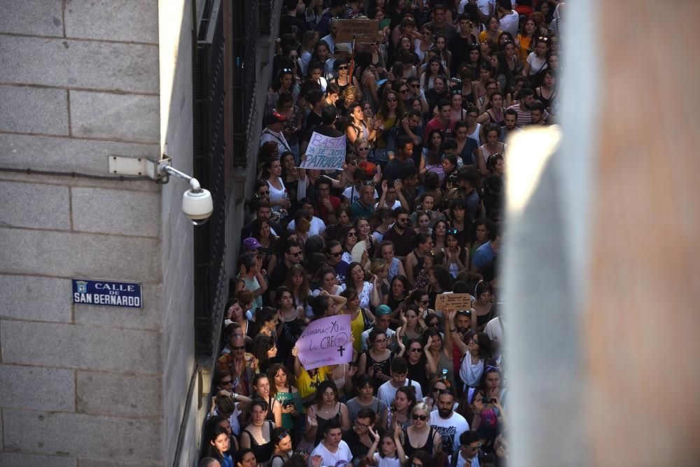 Manifestación en Madrid contra la puesta en libertad de la manada / Fernando Sánchez