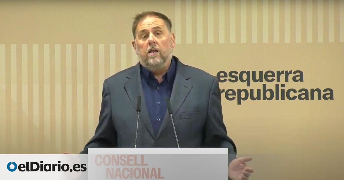 Junqueras quiere volver a ser candidato a la presidencia de la Generalitat