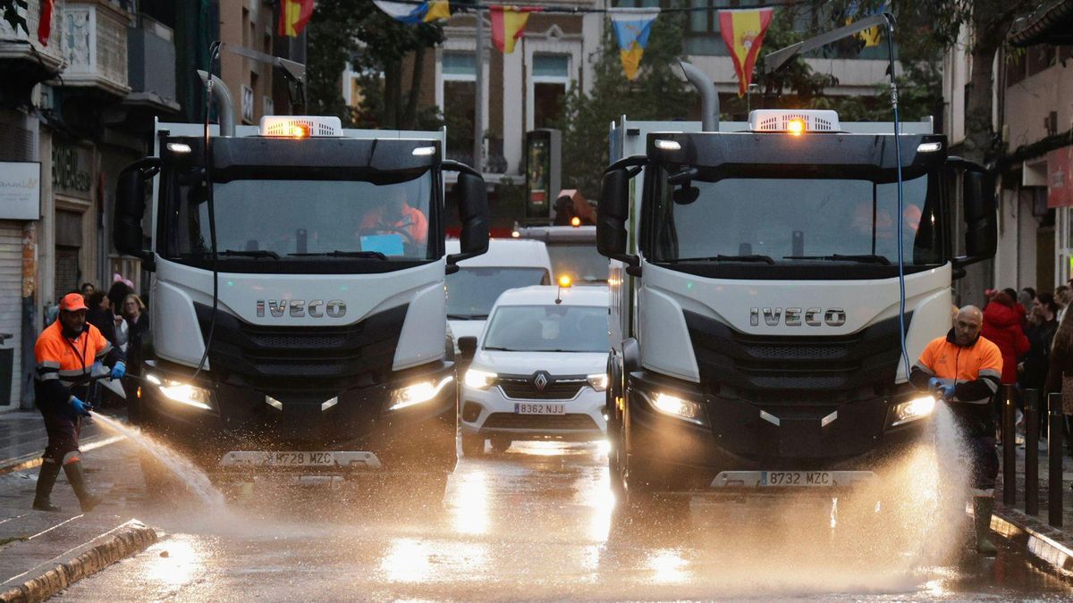 El Servicio de Limpieza de Las Palmas de Gran Canaria recogió 7.400 kilos de residuos el 5 de enero