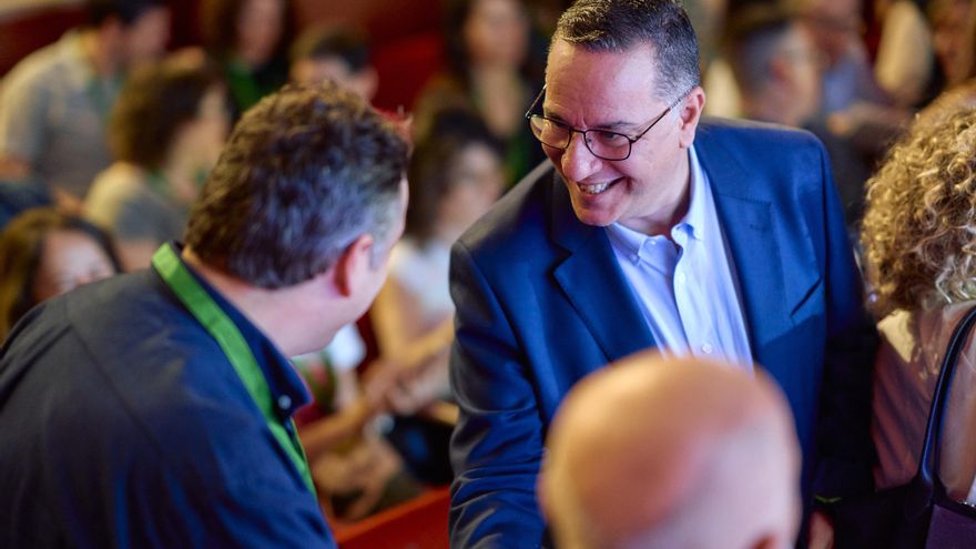 El consejero de Educación, Poli Suárez, candidato del PP a la Alcaldía de Las Palmas de Gran Canaria en las próximas elecciones