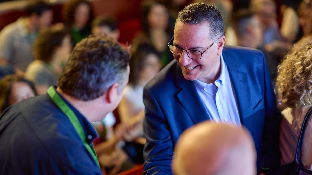 El consejero de Educación, Poli Suárez, candidato del PP a la Alcaldía de Las Palmas de Gran Canaria en las próximas elecciones