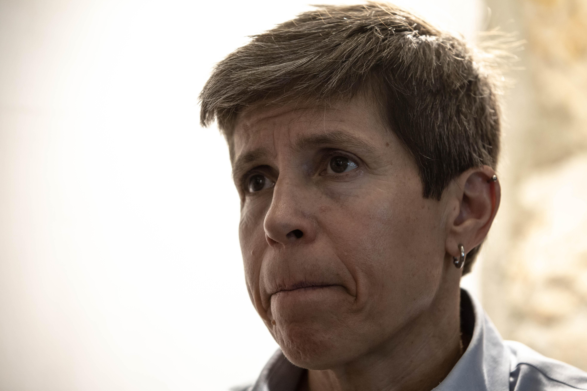 Sarit Michaeli durante la entrevista con elDiario.es en Jerusalén, el 15 de octubre de 2023.