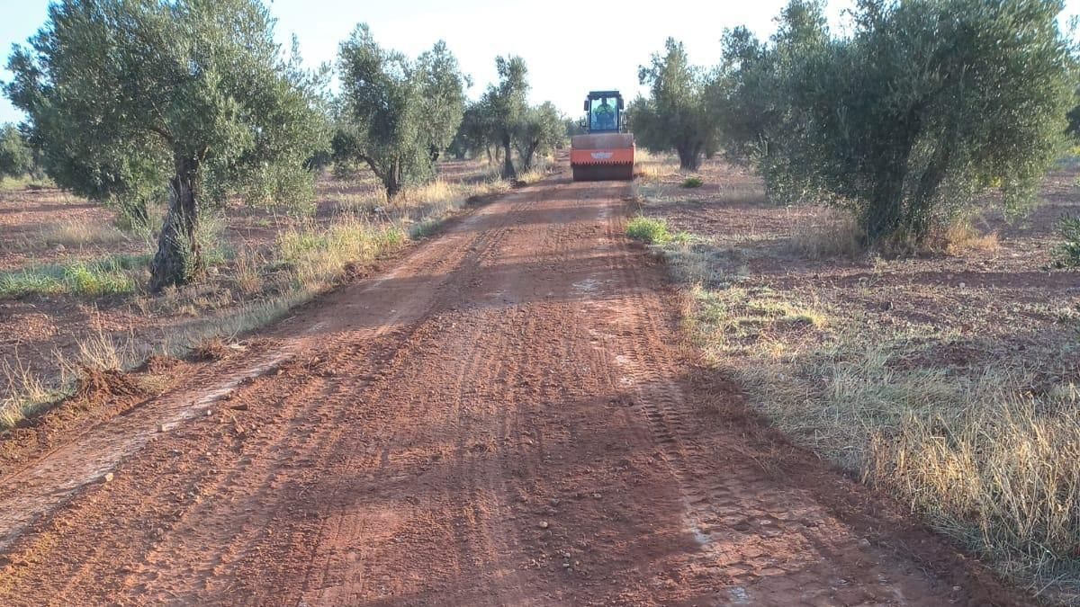Caminos rurales arreglados en Bolaños