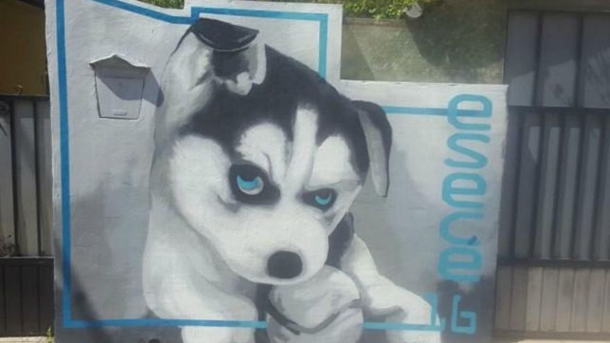 Grafiti de Sergio Canga.