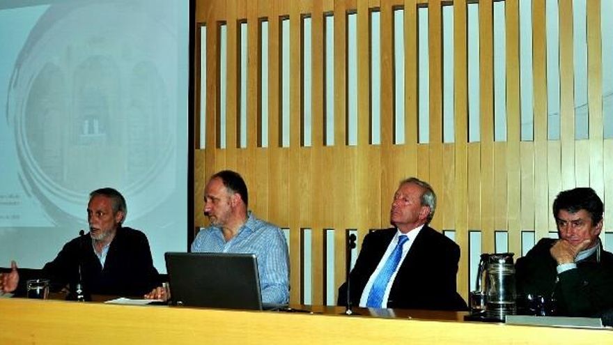 Callado en la presentación en Sierra Pambley. / Foto David Gustavo López