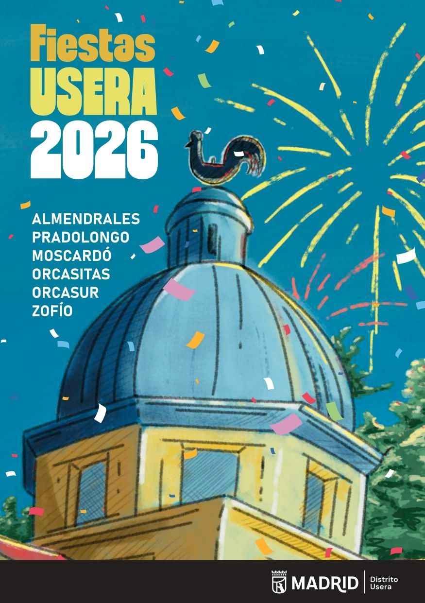 Cartel de las Fiestas de Usera y sus barrios 2026