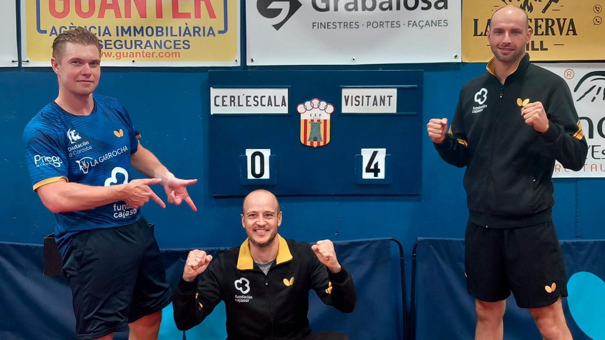 Doblete prieguense en tenis de mesa antes del cierre liguero