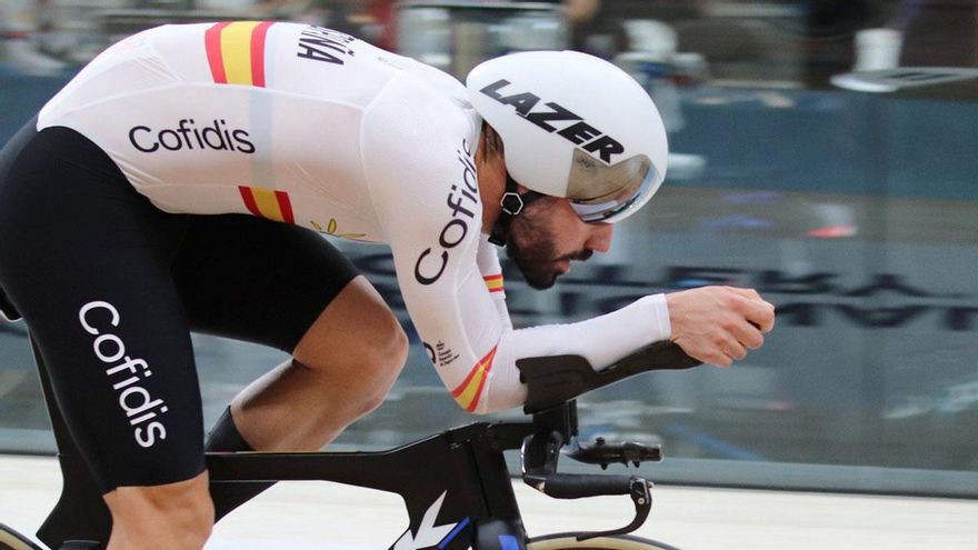 Alfonso Cabello, cuarto en el Mundial de ciclismo en pista