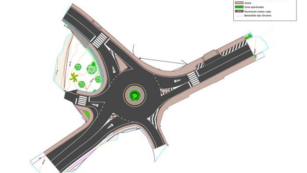 El Cabildo destinará 1,33 millones para mejorar la seguridad y fluidez del tráfico en Argual