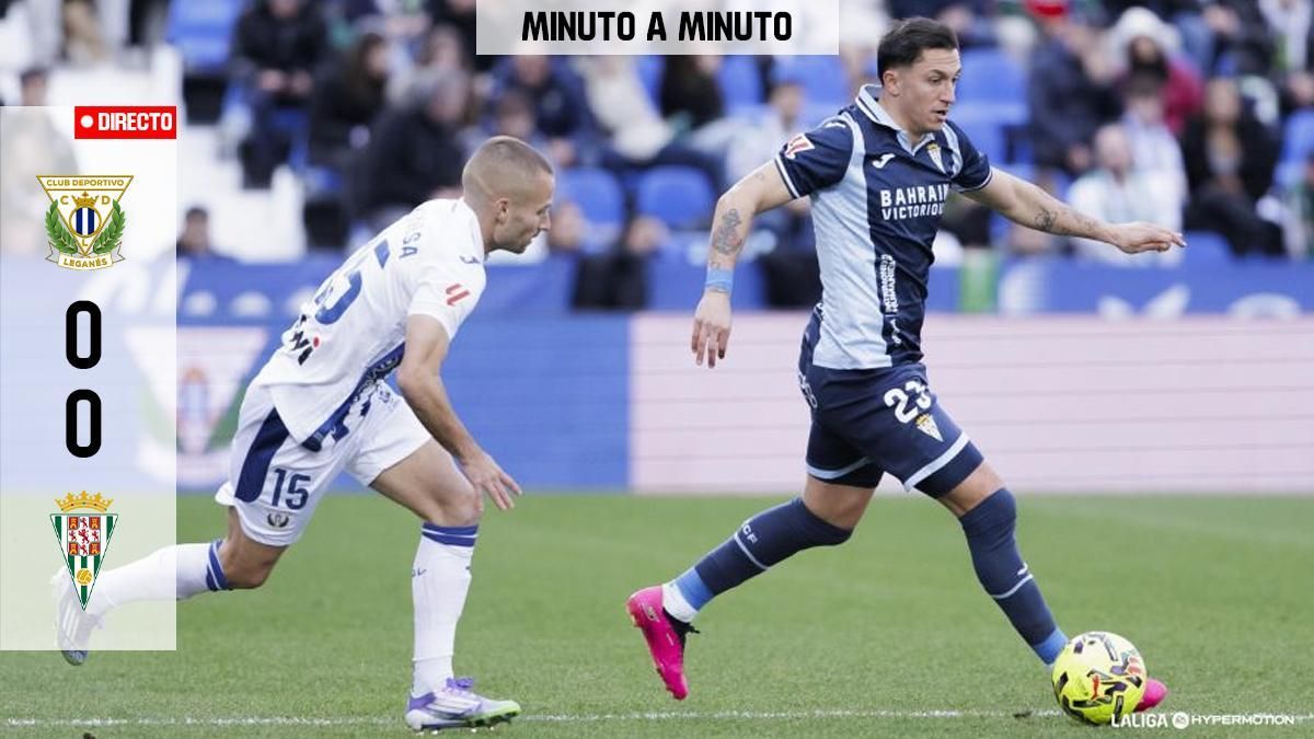 Primeros minutos sin ocasiones en el Leganés - CCF
