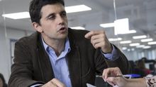 Borja Suárez, profesor de Derecho del Trabajo y Seguridad Social en la Universidad Autónoma de Madrid, en un momento de la entrevista.