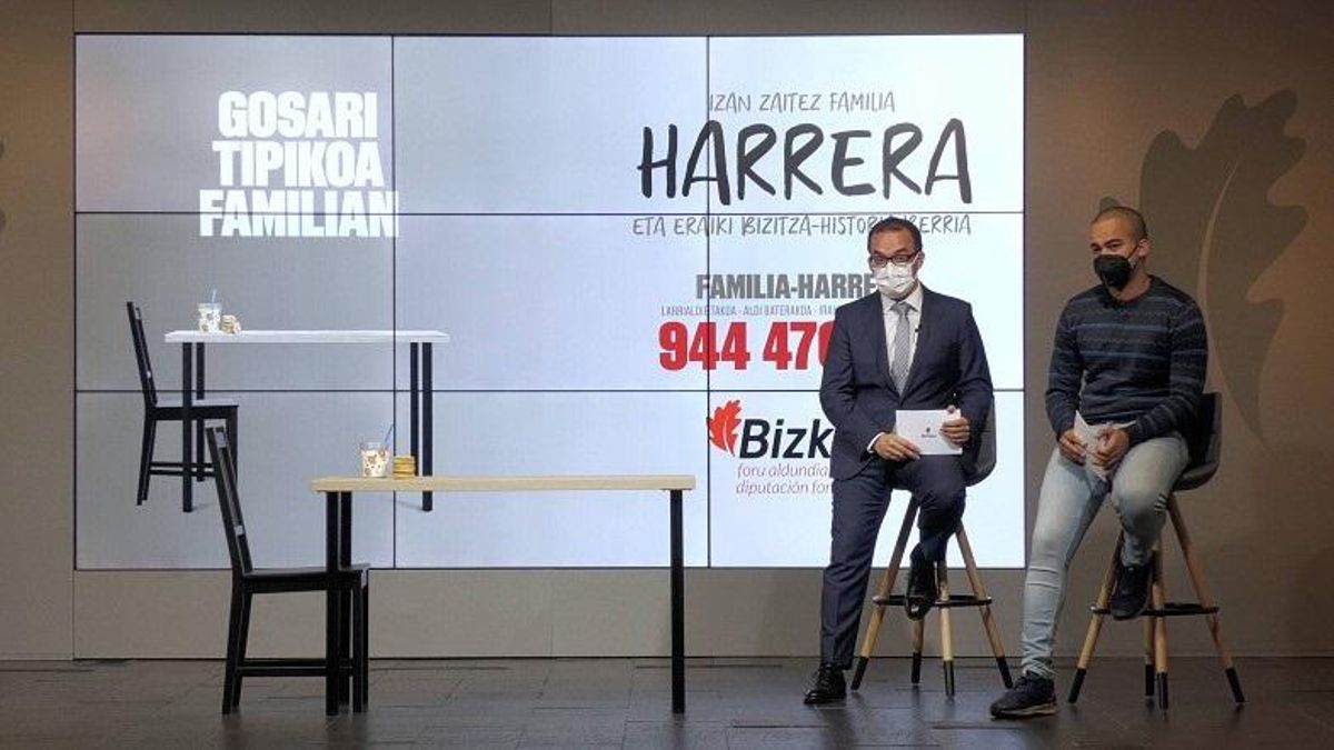 Imagen del diputado de Acción Social de Bizkaia, Sergio Murillo, y de Cristian Congo.