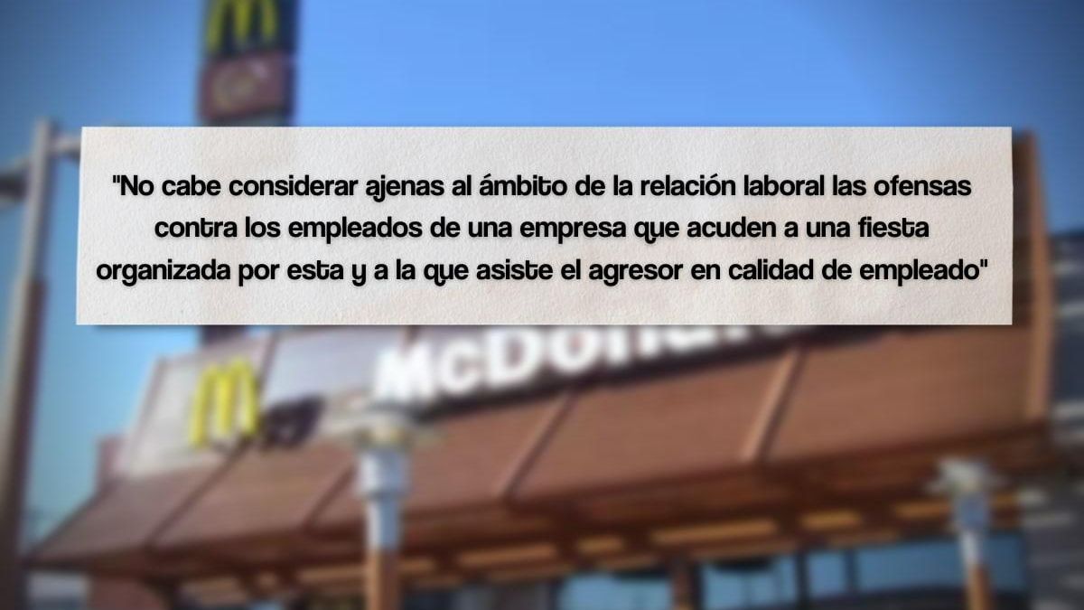 El trabajador despedido era gerente de un restaurante de McDonalds en Tenerife.