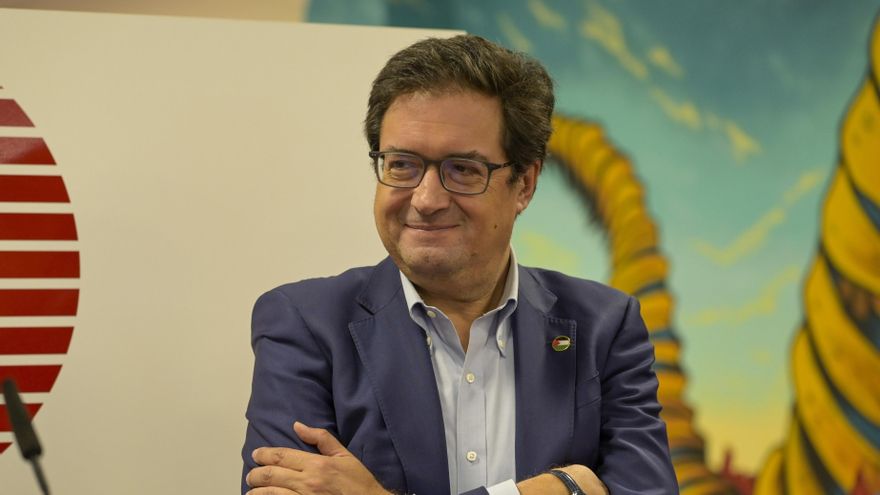 El ministro Óscar López en San Sebastián.