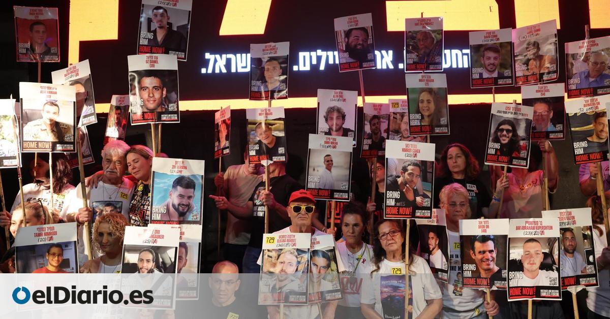 Centenares de manifestantes se concentran frente a las casas de ministros de Israel para exigir el fin de la guerra