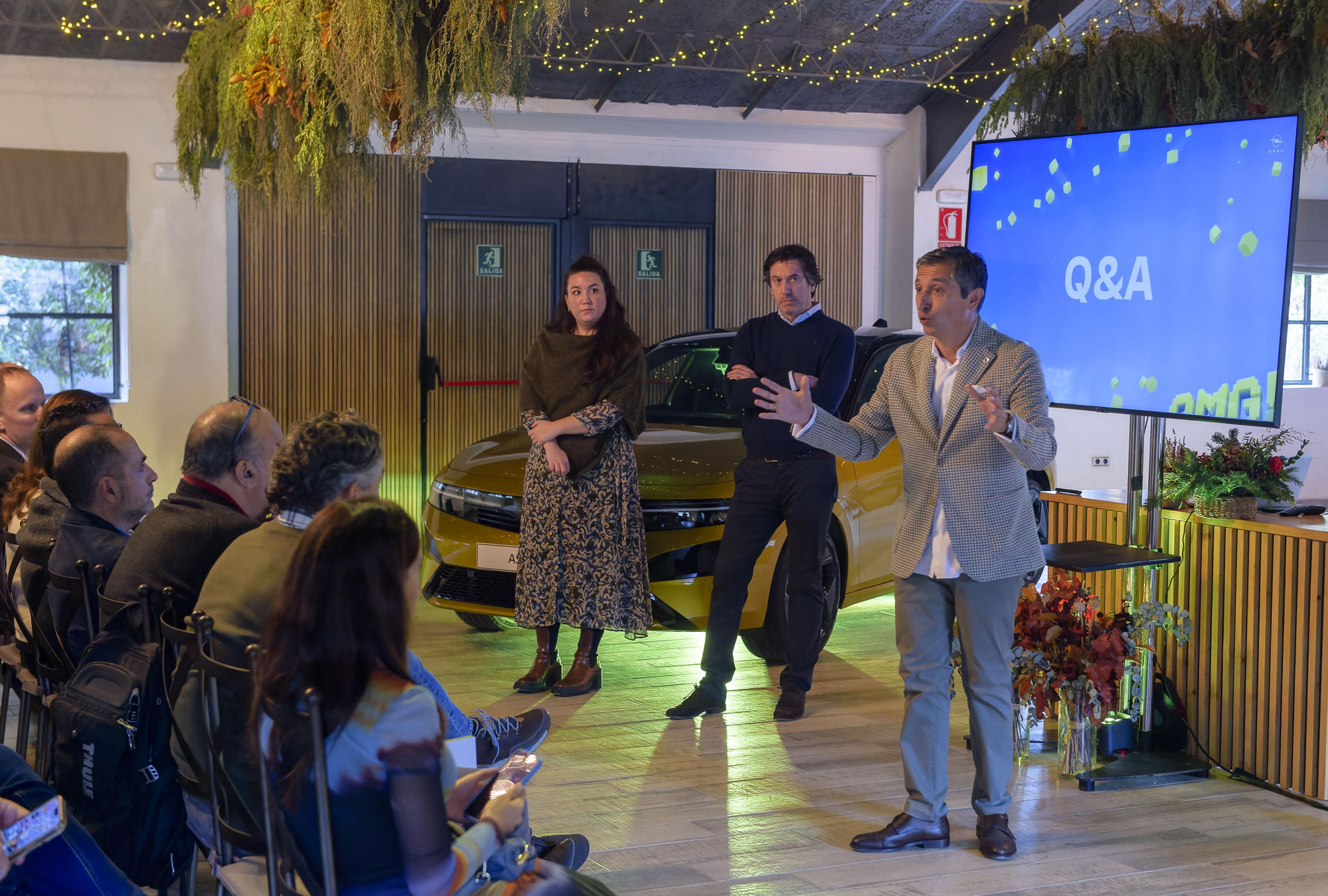 Alejandro Noriega, durante la presentación de resultados de Opel.