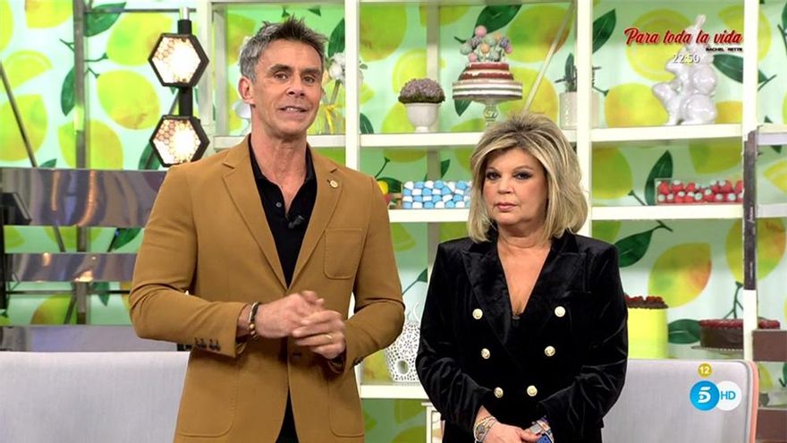 Alonso Caparrós y Terelu Campos en 'Sálvame'