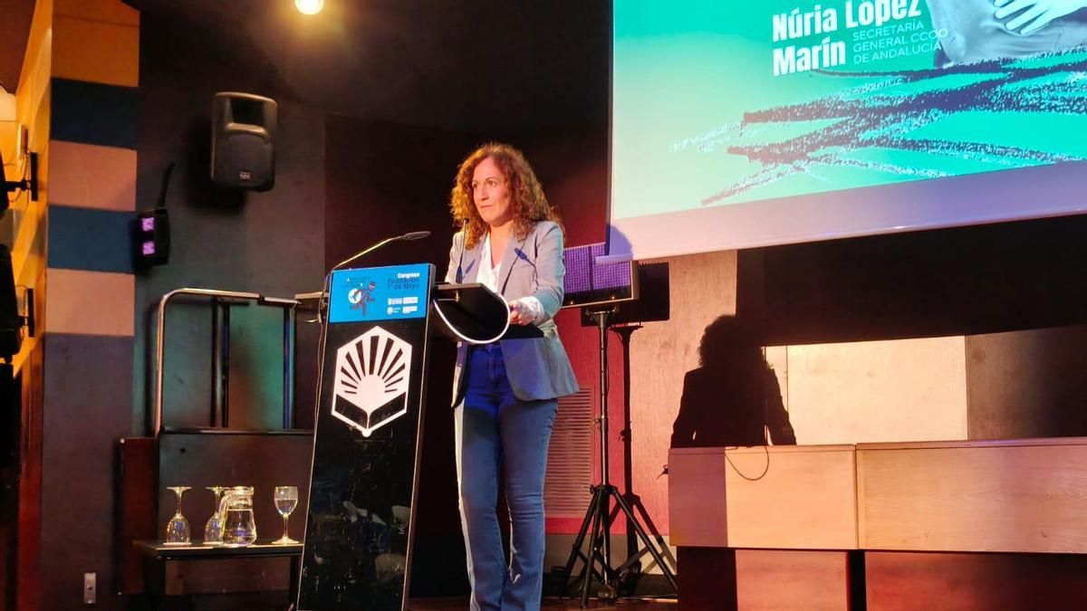 Nuria López, secretaria general de CCOO Andalucía: "La huelga general va de disputar el modelo social"