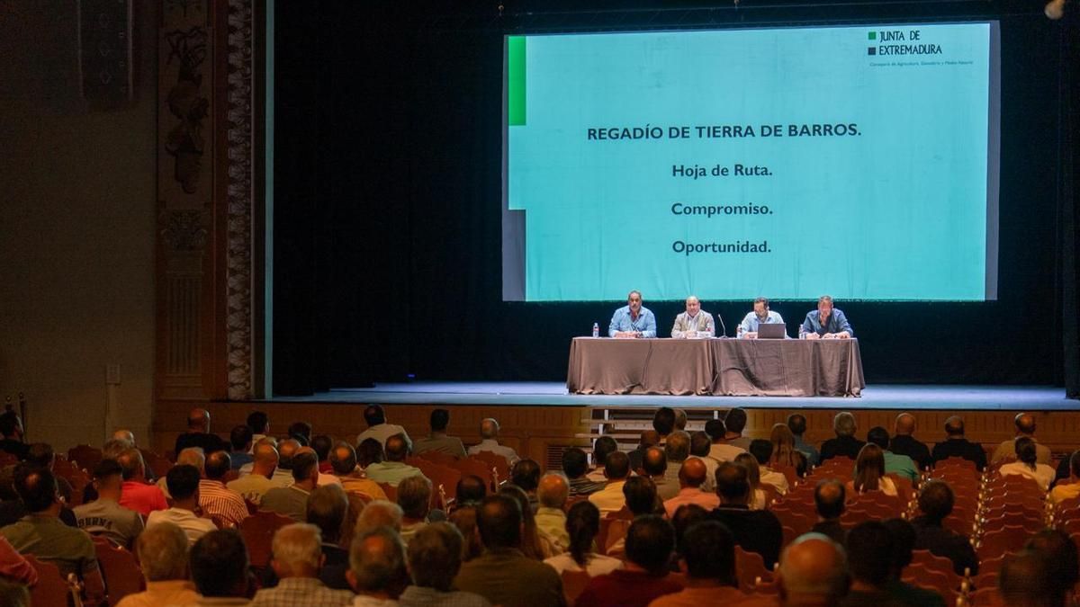 El regadío de Tierra de Barros ya tiene calendario: obras en 2027 y un requisito clave antes de octubre
