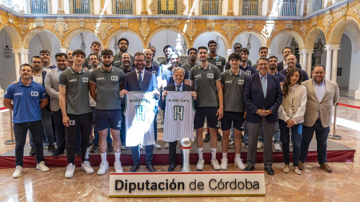 La Diputación de Córdoba, primera parada en la ronda de honores del Coto Córdoba CB