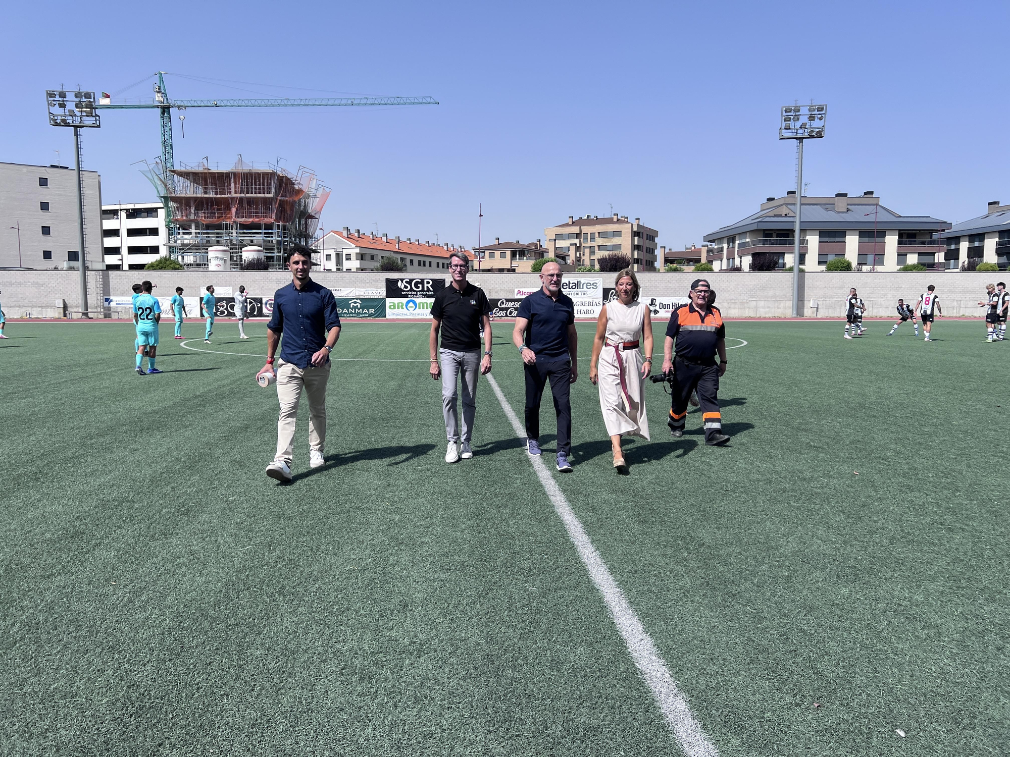 Homenaje al seleccionador Luis de la Fuente en Haro tras la victoria en el Mundial de fútbol