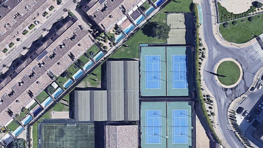 Imagen aérea de la vivienda adquirida por Carlos Fabra en Pozuelo de Alarcón (Madrid).