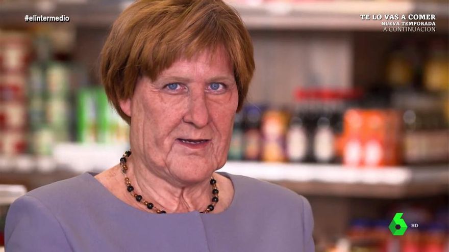 Joaquín Reyes se transformó en Merkel en 'El Intermedio': "He manejado a vuestros presidentes como si fueran muñecos"