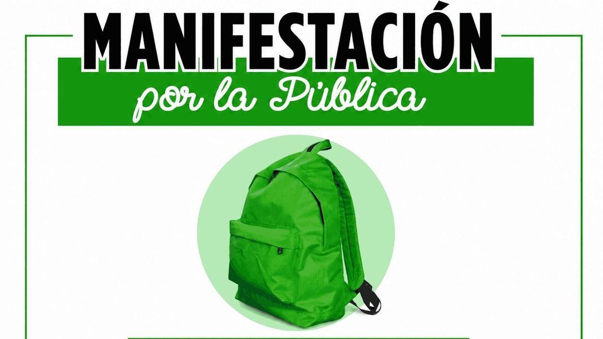 La Plataforma por la Enseñanza Pública se manifiesta este sábado en Santander para mostrar su rechazo a "los recortes"